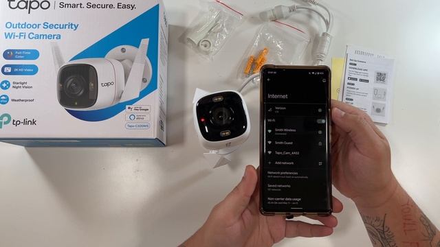 TP-Link Tapo C320WS Outdoor Wi Fi Security Camera Setup! смотреть онлайн