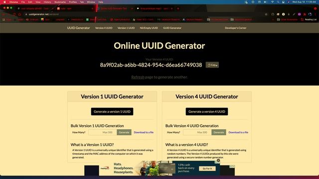 Learn how to use Map() method , uuidv4 & uuidv5 in Reactjs смотреть онлайн