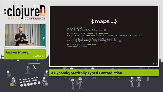 clojureD 2018: "A Dynamic, Statically Typed Contradiction" by Andrew Mcveigh смотреть онлайн