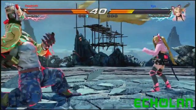 EchoLan 24 Tekken 7 - Match 7 - Deadsloth vs Kyo смотреть онлайн