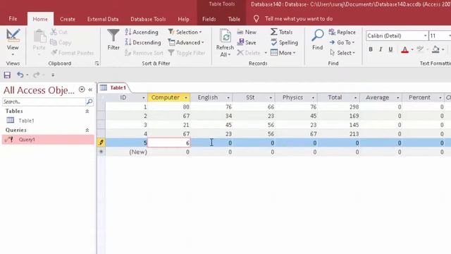 Update Query in Microsoft Access 2016 in hindi and english смотреть онлайн