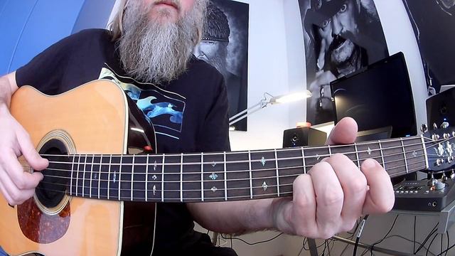 Acoustic Exercise - moving parallel major chords on pedal tones E and A смотреть онлайн