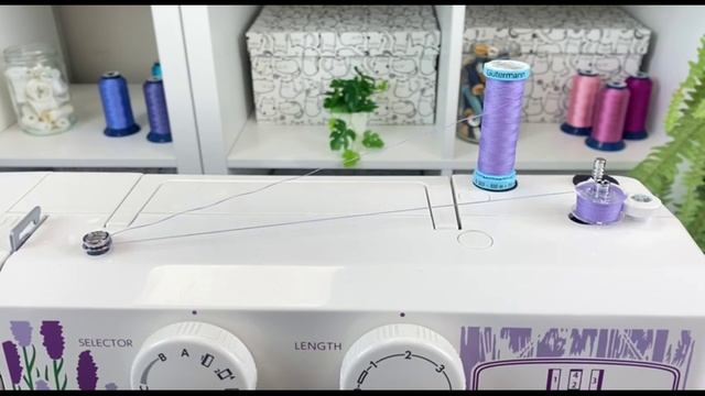 ELNA HM1606. Намотка шпульки и заправка нижней нити