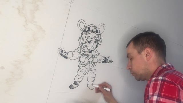 Рисуем Аниме на потолке [SpeedPaint] - А. Рыжкин смотреть онлайн