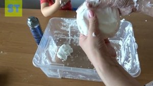 как сделать кинетический песок дома