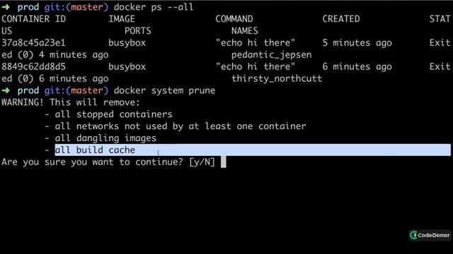 16. Removing Stopped Containers | Docker and Kubernetes The Complete Guide смотреть онлайн