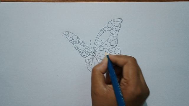 How to draw a beautiful butterfly | Pencil sketch easy | Art video смотреть онлайн