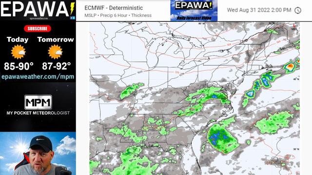 EPAWA's Forecast Video For Wednesday August 24th, 2022