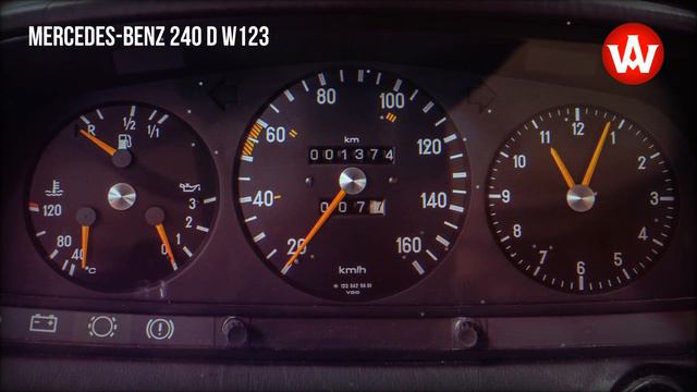 W123 Mercedes-Benz 240 D Legendary Diesel Sedan, 1982
