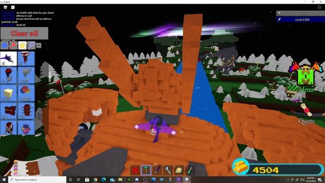 PLATINUM Vs. GEDE! (Awesome Mech Battle) Roblox Build a Boat смотреть онлайн