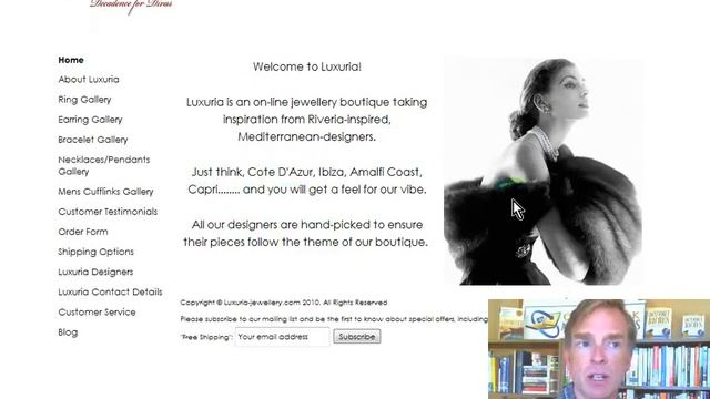 Website Design Review Video Luxuria Jewellery смотреть онлайн