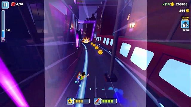 NEW TAG TIME ATTACK IN SUPER RUNNER CITY SUBWAY SURFERS | MEI смотреть онлайн
