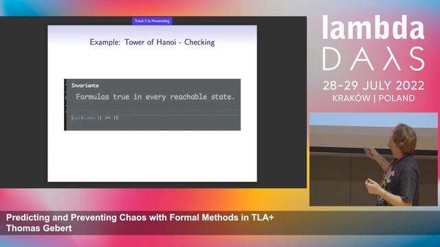 Predicting and Preventing Chaos with Formal Methods in TLA+ | Thomas Gebert | Lambda Days 2022 смотреть онлайн