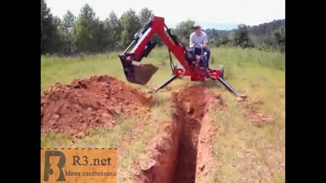 Прицепной мини экскаватор HBP-9 смотреть онлайн