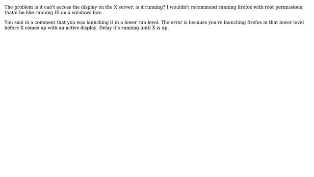 DevOps & SysAdmins: Firefox execution fails from a root executed script with privilege drop смотреть онлайн