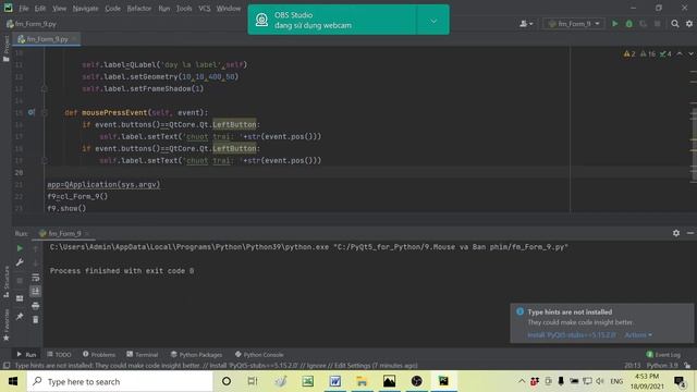[PyQt5 for Python] - 09. Mouse và Bàn phím смотреть онлайн