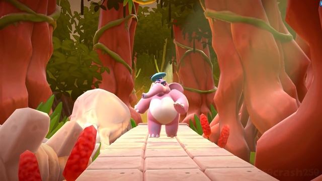 Crash Bandicoot: On the Run! Retro Coco - Inferno Dingodile's Gang смотреть онлайн