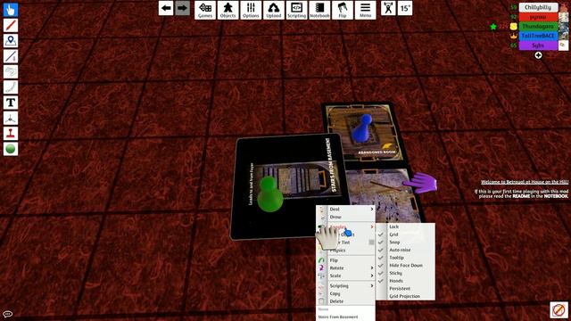 Tabletop Simulator; Betrayal At The House On The Hill Game Night [September 10 2018]