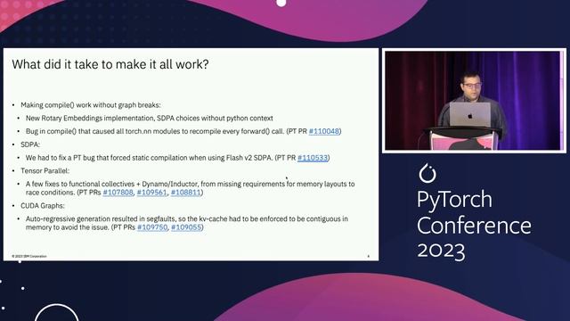 Lightning Talk: Lessons from Using Pytorch 2.0 Compile in IBM's Watsonx.AI Inference - Antoni Marti смотреть онлайн