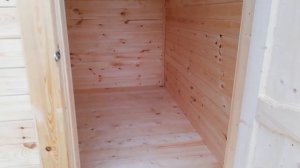 Бытовка дачная 6х2,3м с душем и туалетом сборка на участке  12 июня 2019 г.