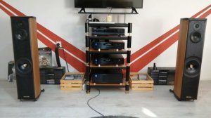 SONUS FABER LIUTO TOWER WOOD - ROTEL RB 1582 MK2 - RC 1572 - RCD 1572