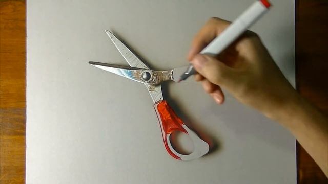 DRAWING REALISTIC SCISSORS IN JUST 4 HOURS смотреть онлайн