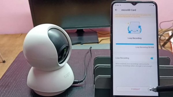 How to Format micro SD Card in TP-Link Tapo C210 Security Camera