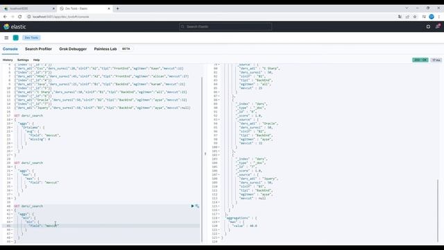 Elasticsearch Aggregations (Avg,Min,Max,Sum) смотреть онлайн