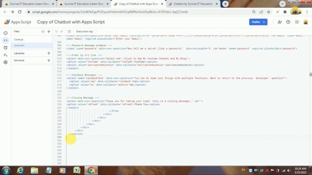 How to make own chat bot by web app script खुद का चेट बोट कैसे बनाये II Chatgpt смотреть онлайн