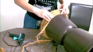 цветок горшок /как сделать горшок для цветов своими руками