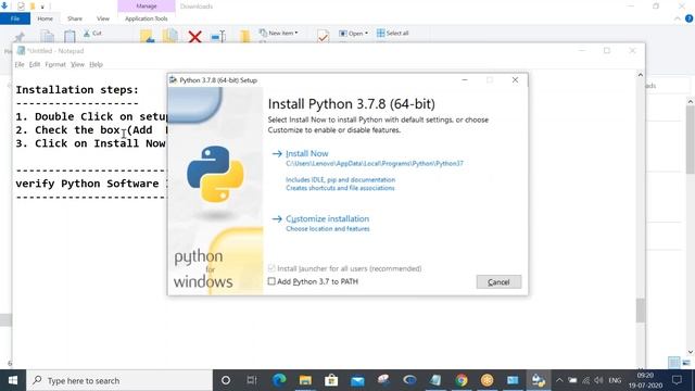 Python class 2 - Download n Installation of Python смотреть онлайн