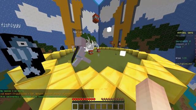 КАК ЖЕ ВЫЛЕЧИТЬ ЭТОГО ЗОМБИ ЖИТЕЛЯ??? MINECRAFT, HYPIXEL SAYS смотреть онлайн