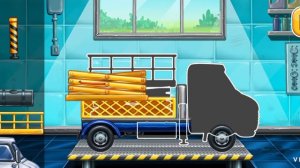 Учимся собирать -автовышка #машинки #учимся #грузовик