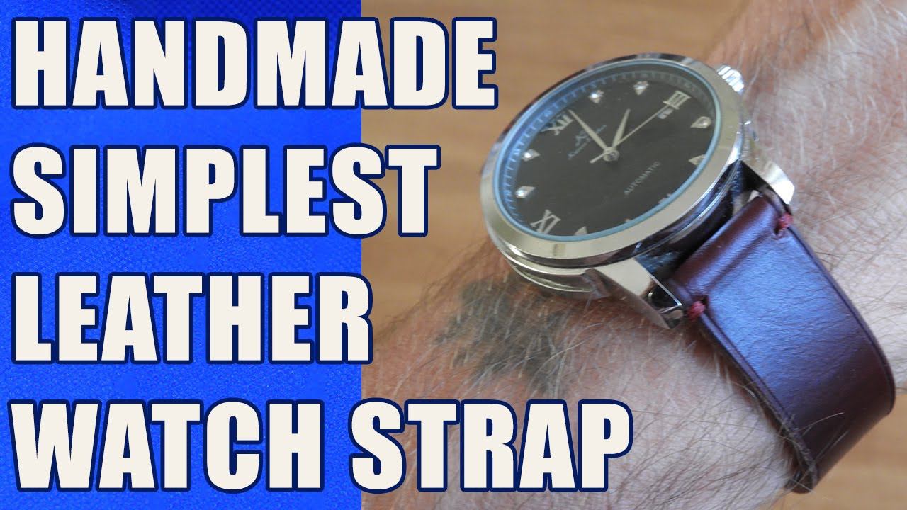 The Simplest Leather Watch Strap. How To Make смотреть онлайн