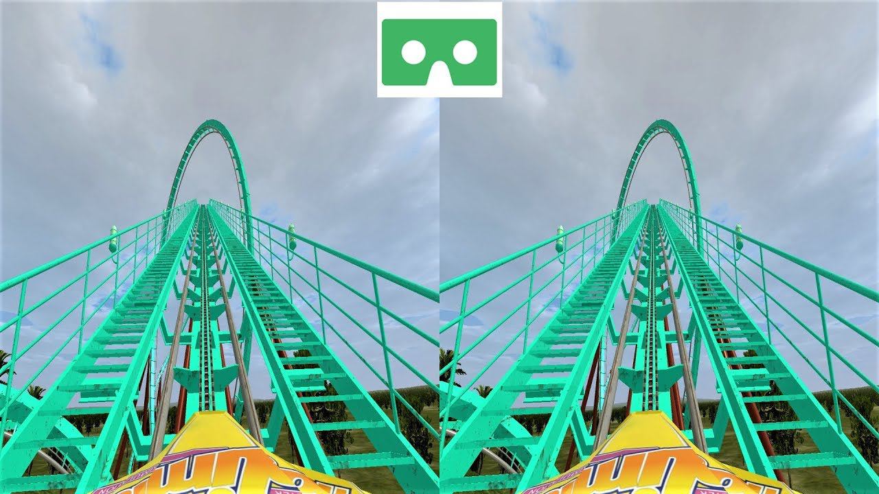 Roller Coaster 25 Американские Горки видео для VR очков 3D SBS VR box смотреть онлайн