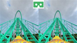 Roller Coaster 25 Американские Горки видео для VR очков 3D SBS VR box