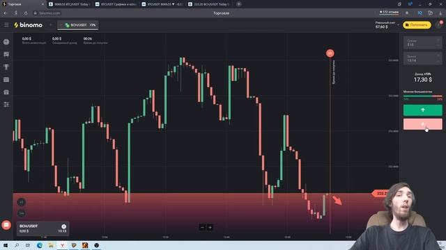 СЕКРЕТЫ РАБОТЫ НА КРИПТОВАЛЮТАХ | Обучение трейдингу | Бинарные опционы | Торговля на БИНОМО, Binom смотреть онлайн