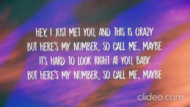Song - Call me maybe - Carly Rae Jepsen смотреть онлайн