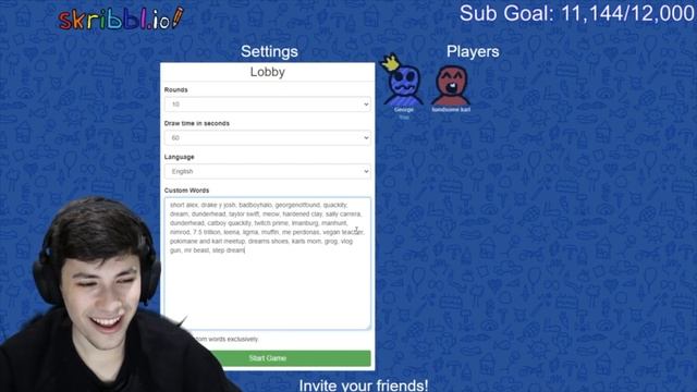 George, Karl, and Quackity play the most FERAL game EVER! (Skribbl io) смотреть онлайн