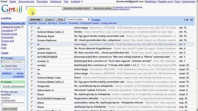 Google Mail Használata