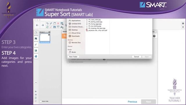 SMART Notebook Super Sort Activity смотреть онлайн