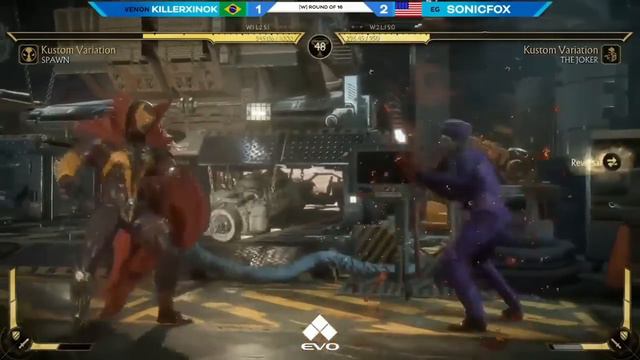 Sonic Fox vs Venon|Killerxinok Mortal Kombat Evo 2022 Winners top 16 смотреть онлайн