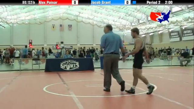 University Nat`ls FS 60 KG / 132.25 lbs: Alex Poinar vs. Jacob Grant смотреть онлайн