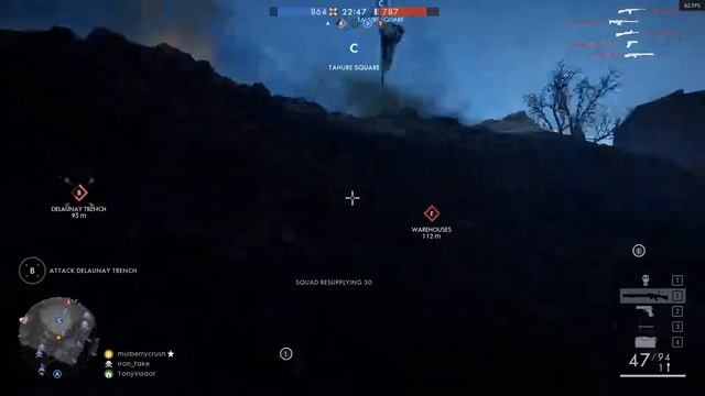 Battlefield 1 New Night Map Prise De Tahure 1080p Nvidia GTX970 FPS смотреть онлайн