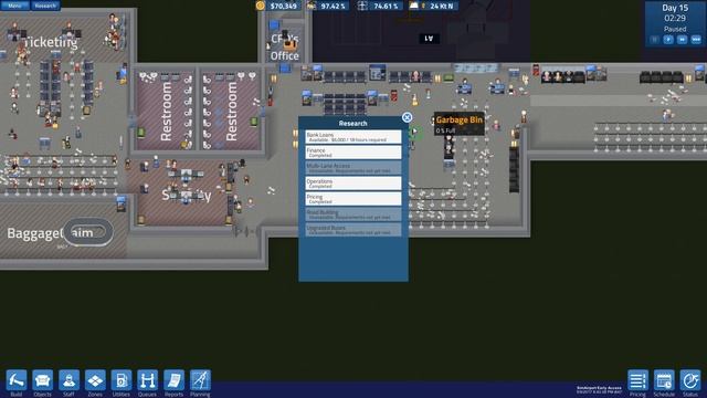 SimAirport прохождение - Организация кафе. Duty Free в аэропорту #7