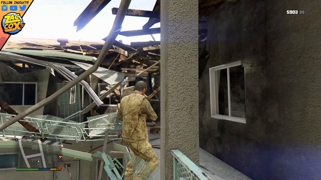 GTA 5 Forgotten Locations - EPIC Blown Up Apartment Building + Police Helicopter Crash Site! смотреть онлайн