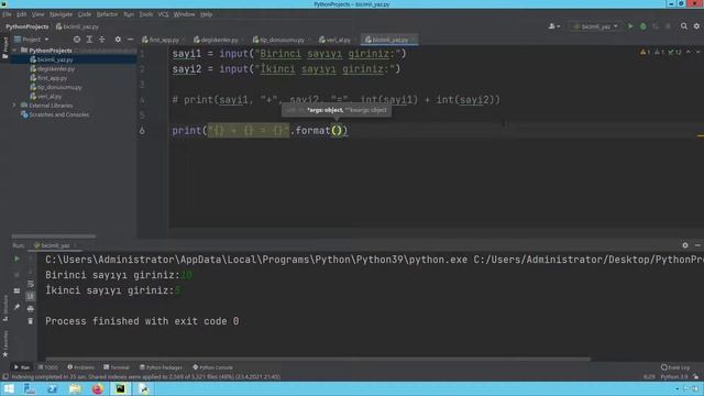 Python 3 Dersleri 11 - format Fonksiyonu смотреть онлайн