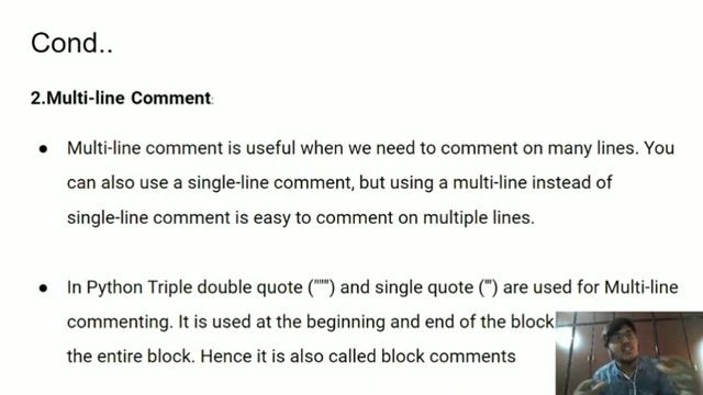 What are comments in python | types of comments | difference between multi line comments and strin смотреть онлайн