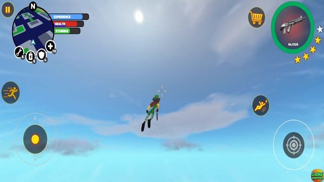 Flying Superhero Stickman Leprechaun Costume Unlocked Android Game смотреть онлайн