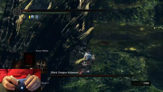 Killing Kalameet with... an UPSIDE DOWN controller?! Dark Souls: Remastered смотреть онлайн